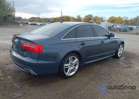 2014 Audi A6 3.0T Premium Plus from USA, damaged, VIN WAUHGAFC2EN078583